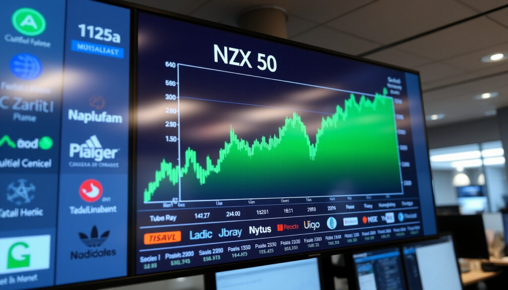 NZ Share Market Today Live Chart: NZX 50 Index and Top Stocks